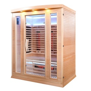 Sauna cu infrarosu MO-A3R LUX, pentru 3 persoane 150 x x105 x 190 cm - Img 11