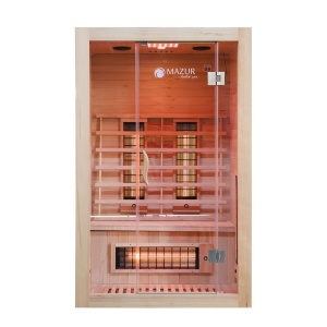 Sauna cu infrarosu pentru 2 persoane EA2R 120 x 105 x 190 cm - Img 3