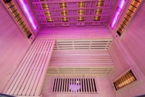 Sauna cu infrarosu si cromoterapie pentru 4 persoane EA4RS 180 x 160 x 200 cm - Img 14