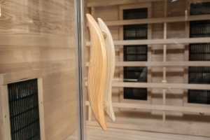 Sauna cu infrarosu si perete din sare de Himalaya MO-EA5CRS – 200 x 200 x 200 cm, 5 locuri - Img 13