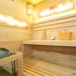 Sauna finlandeza cu temperatura inalta Harvia 4.5kW, 140 x 150 cm pentru 3-4 persoane - Img 5