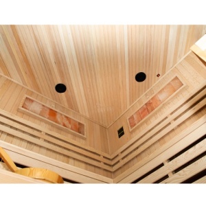 Sauna finlandeza la temperatura inalta cu aragaz KEMI6/Harvia 8KW pentru 5-6 persoane 200x200 cm - Img 24