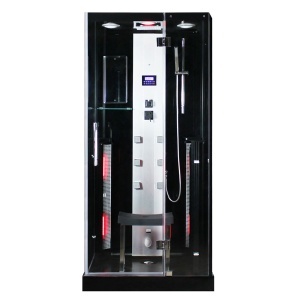 Sauna umeda cu infrarosu si cabina de dus Trio MUE-K1071, 100 x 90 x 215 cm pentru 1 persoana - Img 5