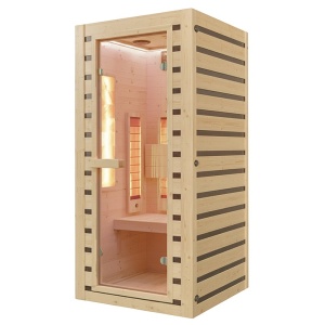 Sauna uscata cu infrarosu la temperatura joasa Tromso 1 90 x 90 cm pentru 1 persoana - Img 18