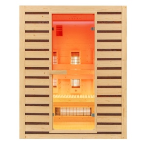 Sauna uscata cu infrarosu la temperatura joasa Tromso3 153 x 110 cm pentru 3-4 persoane