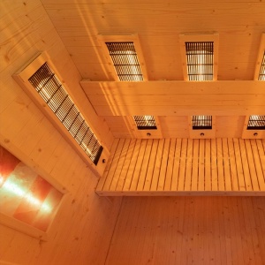 Sauna uscata cu infrarosu la temperatura joasa Tromso3 153 x 110 cm pentru 3-4 persoane - Img 21