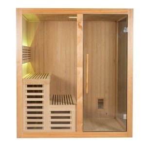 Saună uscată cu soba HARVIA 6kW 180 x 160 x 200 cm pentru 4 persoane - Img 7