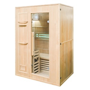 Sauna uscata finlandeza cu soba Harvia 2.3Kw MO-EN2, pereti izolati, 120 x 105 x 192 cm - Img 8