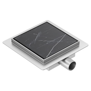 Scurgere baie patrata cu sifon Fix DL06 15 x 15 cm Inox - Img 8
