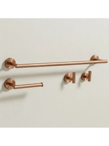 Set accesorii pentru baie Ari Brush Copper 4 piese