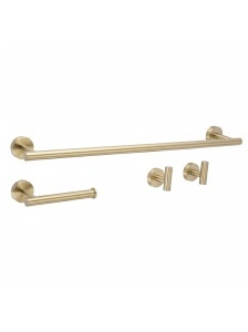 Set accesorii pentru baie Ari Brush Gold 4 piese - Img 2