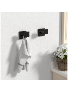 Set accesorii pentru baie Rio Black 4 piese - Img 5
