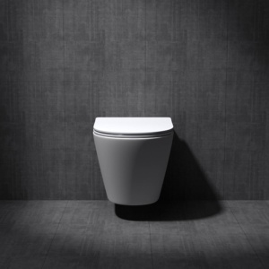 Set Bideu si Vas WC GROHE, montaj suspendat, ceramica sanitara, Vas WC SONATA Clementina RIMLESS +Bideu+Capac Soft-Close SLIM PREMIUM + Cadru+Clapeta - Img 7