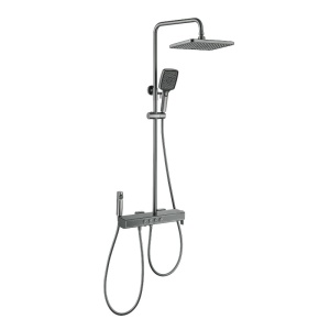 Set de dus PRO FAPPER cu diferite moduri de stropire, afisaj LCD, Culoarea Gri