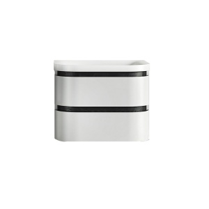 Set mobilier suspendat cu lavoar Kolpasan Vittoria alb mat 60 cm - Img 2