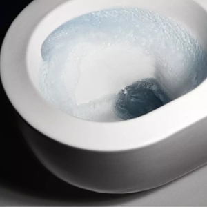 Set rezervor Geberit Delta cu vas WC suspendat Hatria Futura Pure Vortex si capac softclose alb , Clapeta La Alegere - Img 19
