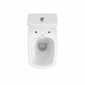 Set vas WC pe pardoseala Cersanit Carina New Clean On cu rezervor si capac alb standard - Img 4