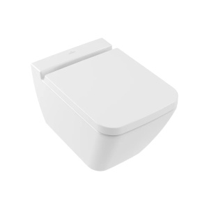 Set vas wc suspendat Villeroy&Boch Finion DirectFlush alb cu capac soft close - Img 1