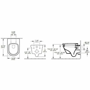 Set vas wc Villeroy&Boch Omnia Architectura DirectFlush cu capac soft close, montaj suspendat - Img 5