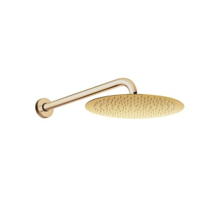Sistem Complet De Dus PRO COSTA GOLD SET SLIM 30 + BOX, Montaj In Perete, Para Rotunda Tip Ploaie 30x30 Cm, 2 Functii De Curgere A Apei, Auriu - Img 4