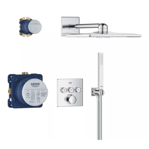 Sistem de dus cu termostat Grohe Grohtherm SmartControl Rainshower SmartActive 310 Cube - Img 2