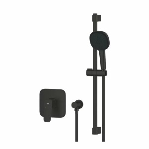 Sistem de dus incastrat Grohe Cubeo Tempesta cu para 2 functii negru mat - Img 3