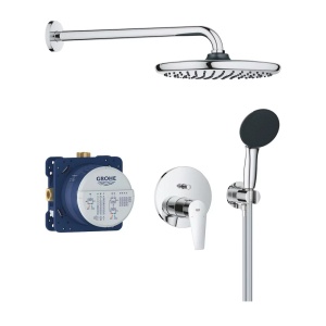 Sistem de dus incastrat Grohe Start Edge Vitalio Start finisaj crom lucios