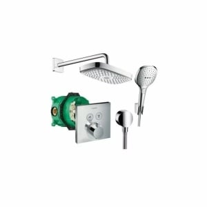 Sistem de dus incastrat Hansgrohe Design Raindance Select E300 crom lucios - Img 1