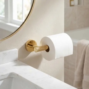 Suport hârtie igienică Rea 6611 Modern Gold - Img 2