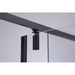 Usa de dus batanta pentru nisa SH08C negru mat 100 x 200 cm sticla 6 mm - Img 19