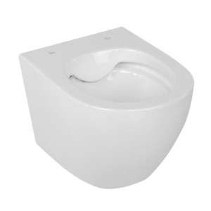 Vas de toaleta suspendat Mizu White 02, rimless cu capac din duroplast cu softclose - Img 8