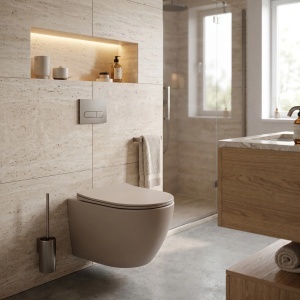 Vas WC suspendabil REA Focus Tornado Taupe - Img 5