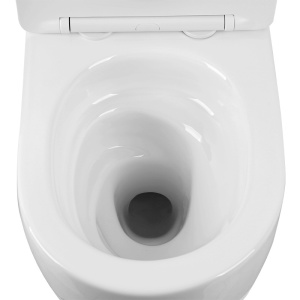 Vas WC suspendat Lake Tornado White, rimless cu capac softclose - Img 10