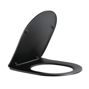 Vas WC suspendat Mizu Black Matt 03, rimless cu capac din duroplast si inchidere softclose - Img 8