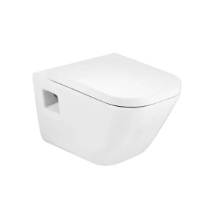 Vas WC suspendat Roca The Gap Square Rimless alb 54 x 35 cm