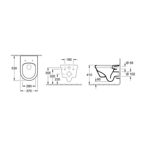 Vas WC suspendat Villeroy & Boch Architectura DirectFlush alb cu capac softclose - Img 11