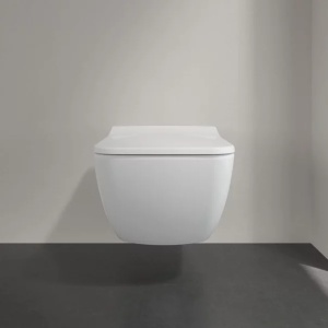 Vas wc suspendat Villeroy & Boch Collaro rimless cu capac softclose alb alpin - Img 5