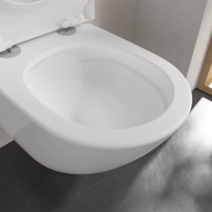 Vas WC suspendat Villeroy & Boch Subway 3.0 CeramicPlus TwistFlush + capac softclose, alb - Img 8