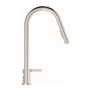 Baterie bucatarie cu dus extactibil Ideal Standard Gusto 242 crom lucios 2 tipuri de jet - Img 3