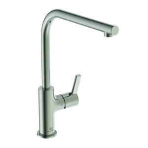 Baterie bucatarie Ideal Standard Gusto 303 pipa rotativa argintiu Silver Storm - Img 1