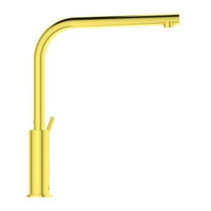 Baterie bucatarie Ideal Standard Gusto 303 pipa rotativa auriu periat - Img 3
