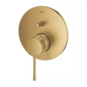 Baterie cada - dus incastrata Grohe Essence auriu periat Cool Sunrise fara corp ingropat - Img 3