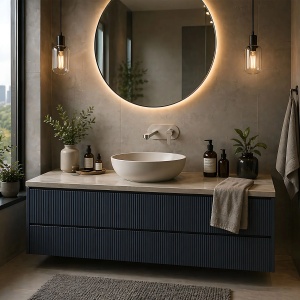 Baterie incastrata pentru lavoar REA Arcos Brush Nickel - Img 8