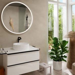 Baterie lavoar inalta Hansgrohe Tecturis S EcoSmart+ 240 Fine CoolStart finisaj negru mat - Img 2