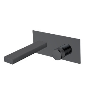 Baterie lavoar incastrata WS-Y254MB, monocomanda, negru mat
