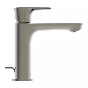 Baterie lavoar tip Grande Ideal Standard Connect Air argintiu Silver Storm cu ventil metalic - Img 3