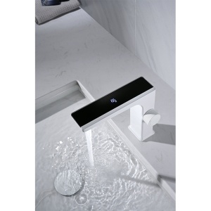 Baterie pentru lavoar cu Display LCD, Culoare Alb/Negru - Img 16