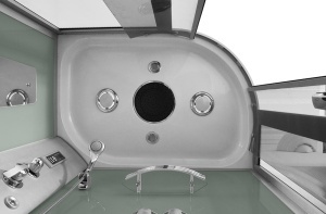 Cabina de dus cu hidromasaj alba MO-18220, montaj dreapta, 120 x 85 x 215 cm - Img 8