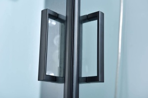 Cabina de dus cu hidromasaj MO-0547W-9 negru 90 x 90 x 215 cm sticla 5 mm - Img 5
