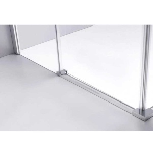 Cabina de dus cu rame cromate si sticla securizata KZ90A 80 x 80 cm - Img 9